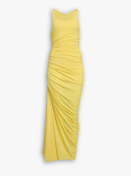 ALAÏA - ROBE ASYMÉTRIQUE