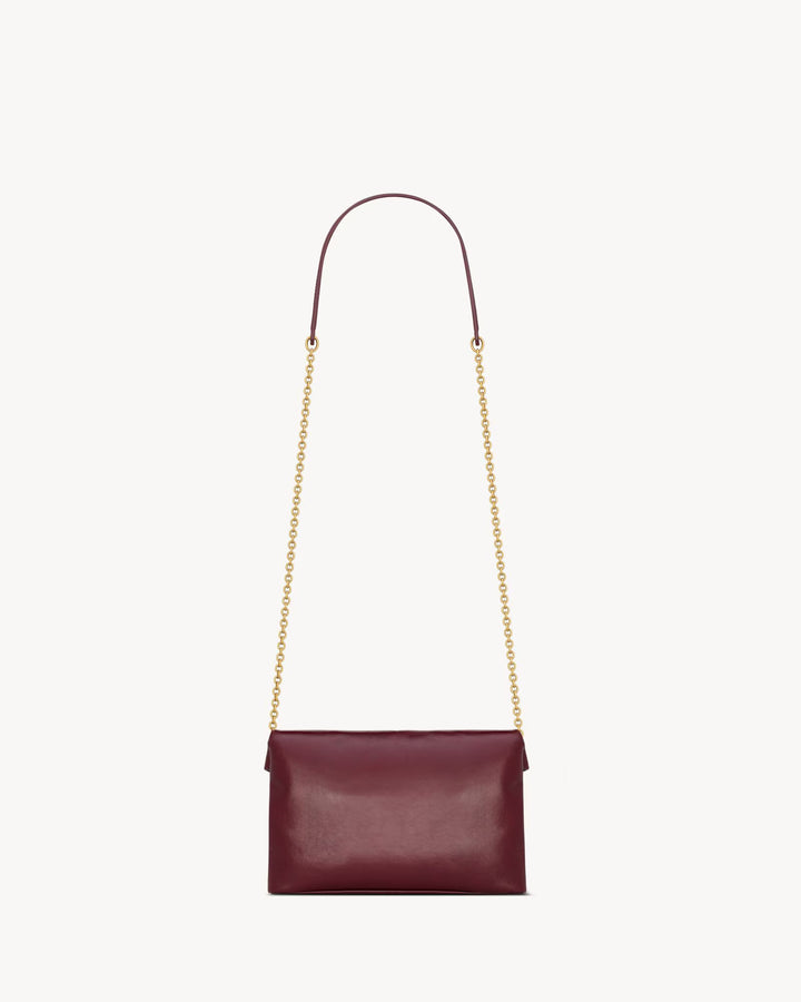 SAINT LAURENT - Pochette à chaine en cuir de veau