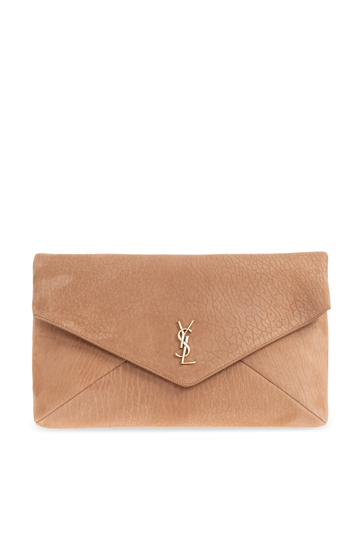 SAINT LAURENT - POCHETTE A PLAQUE LOGO