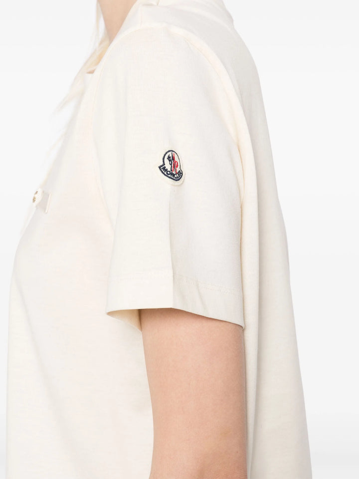 MONCLER - TSHIRT À BOUTONS DORÉS