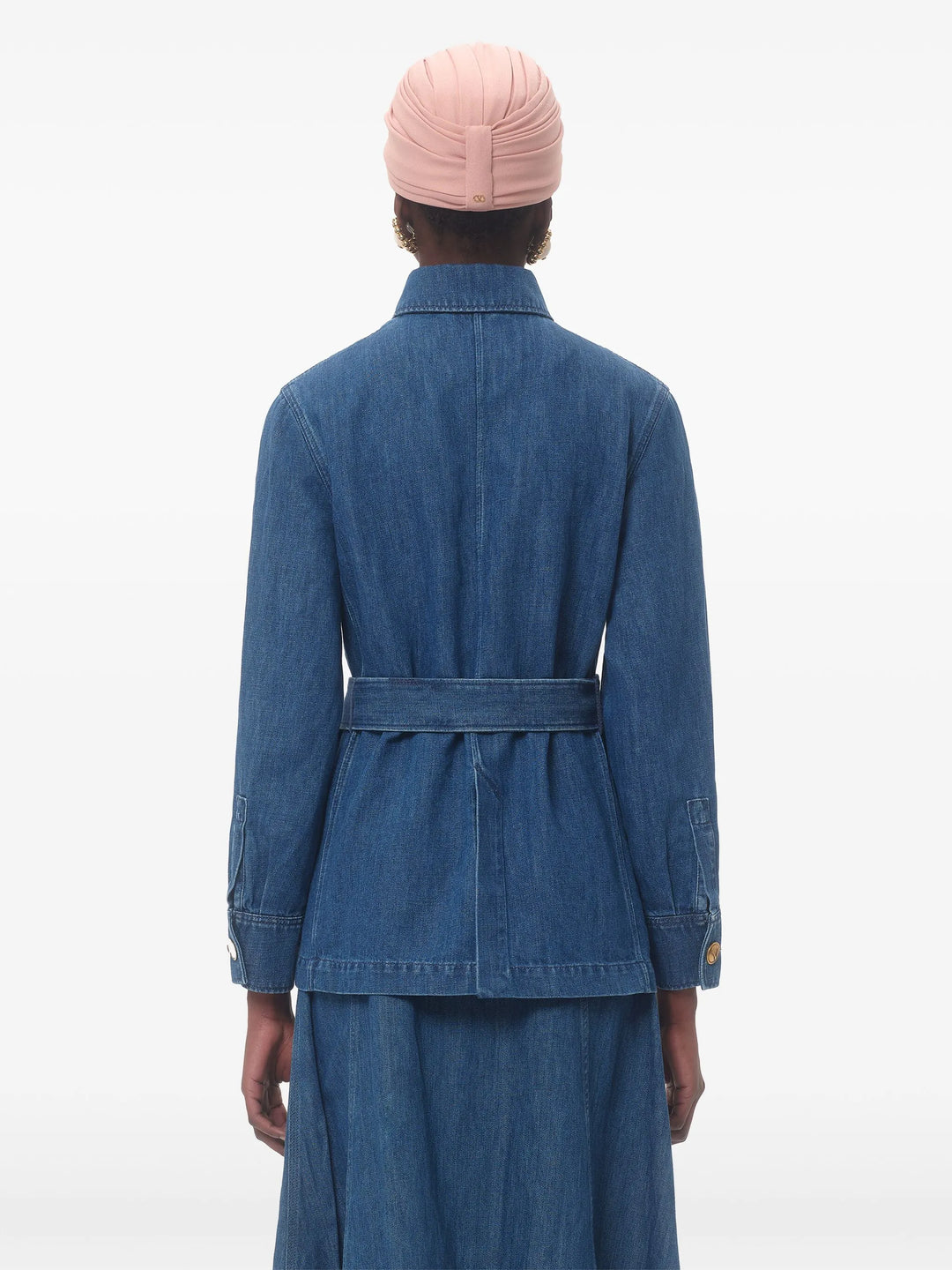 VALENTINO - Veste Sahariana en jean