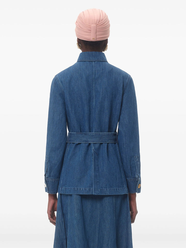 VALENTINO - Veste Sahariana en jean