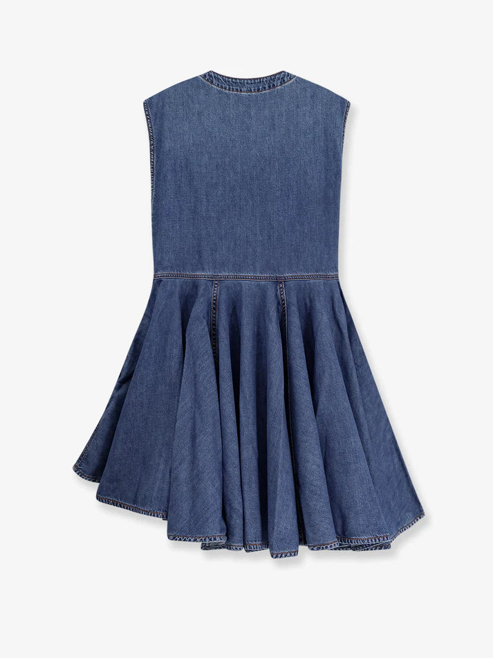 ALAÏA - Robe courte en jean