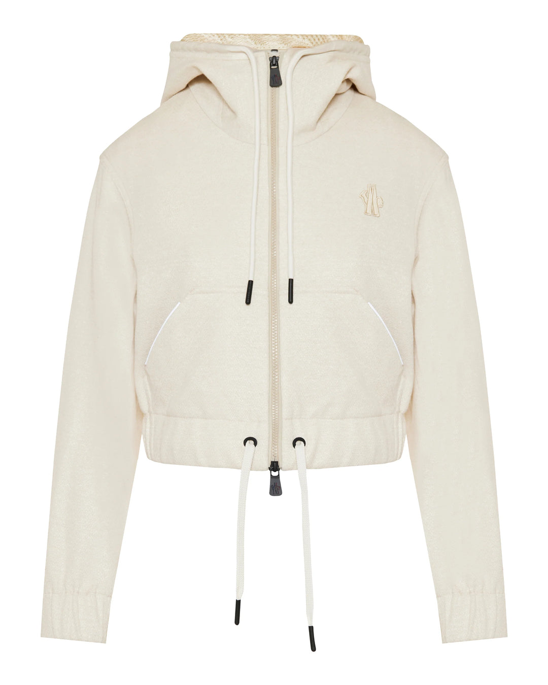 MONCLER - Hoodie à fermeture zippée