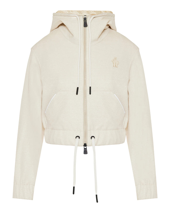 MONCLER - Hoodie à fermeture zippée