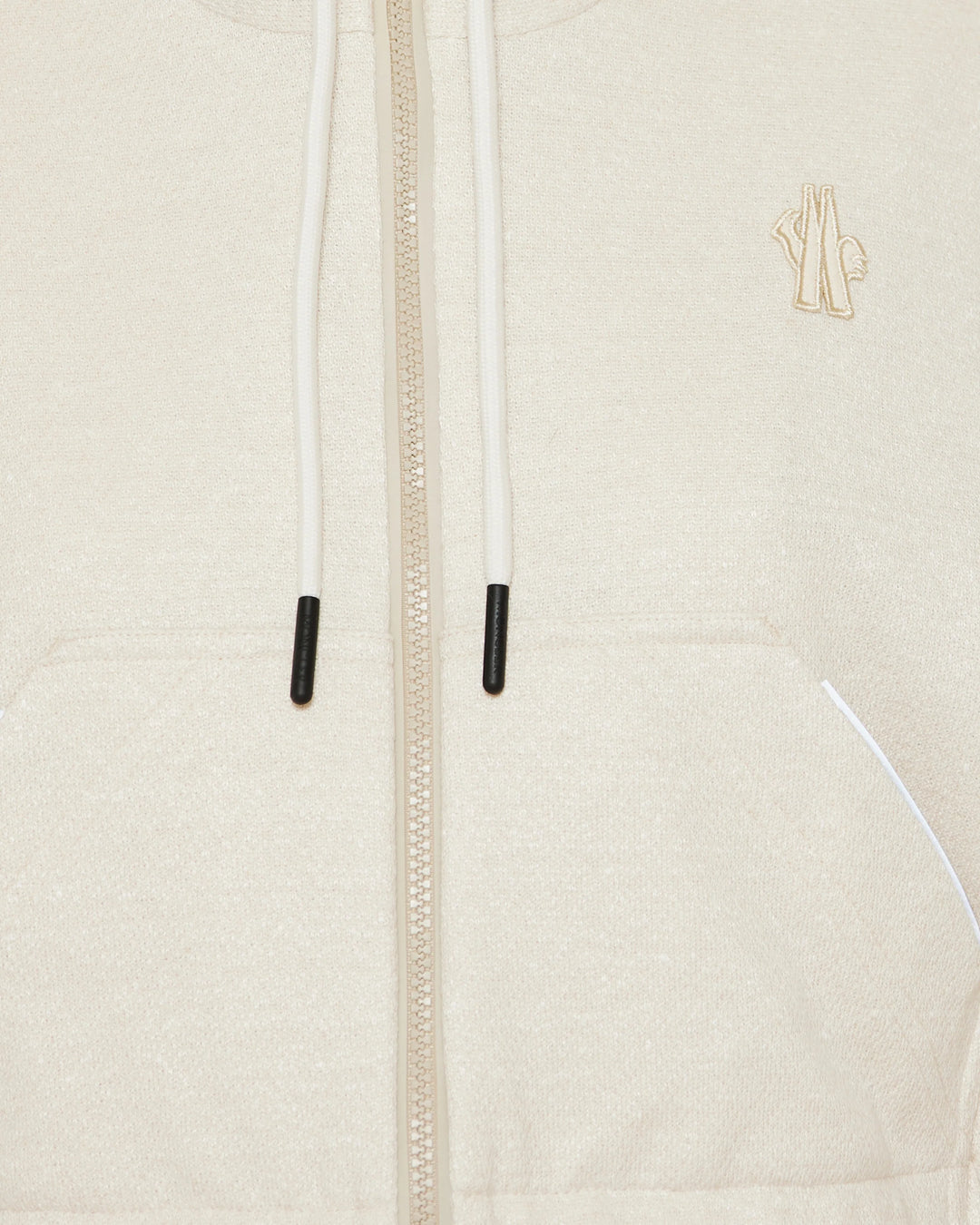 MONCLER - Hoodie à fermeture zippée