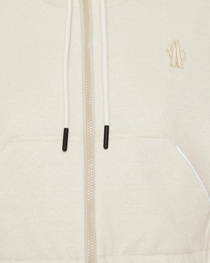 MONCLER - Hoodie à fermeture zippée