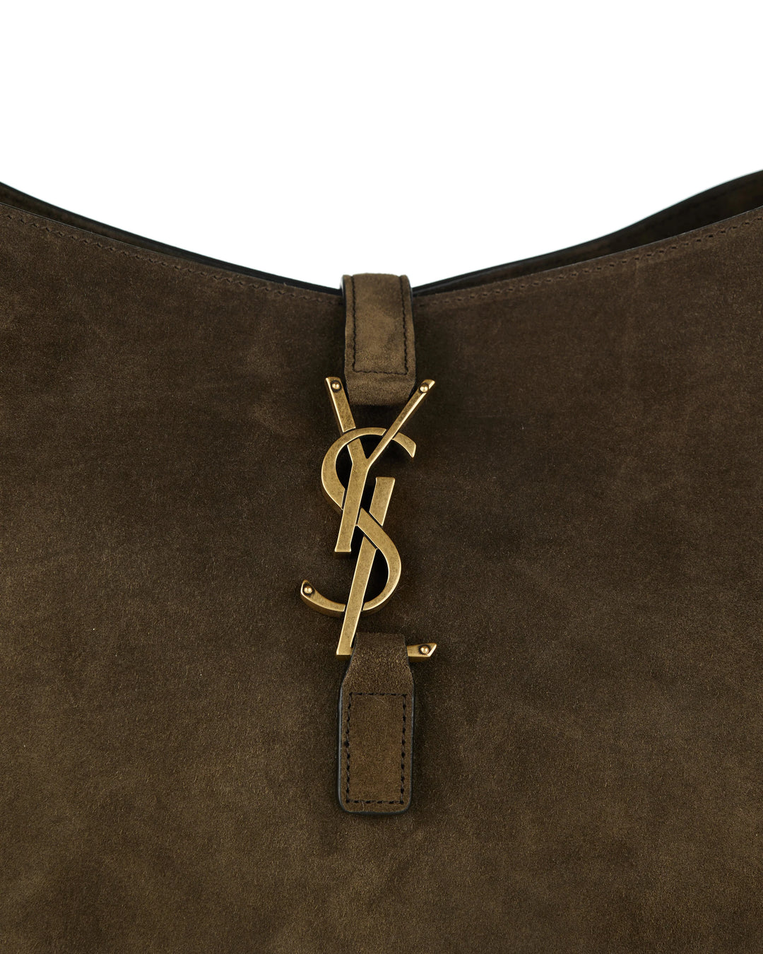 SAINT LAURENT -  Grand cabas en cuir suédé Le 5 à 7