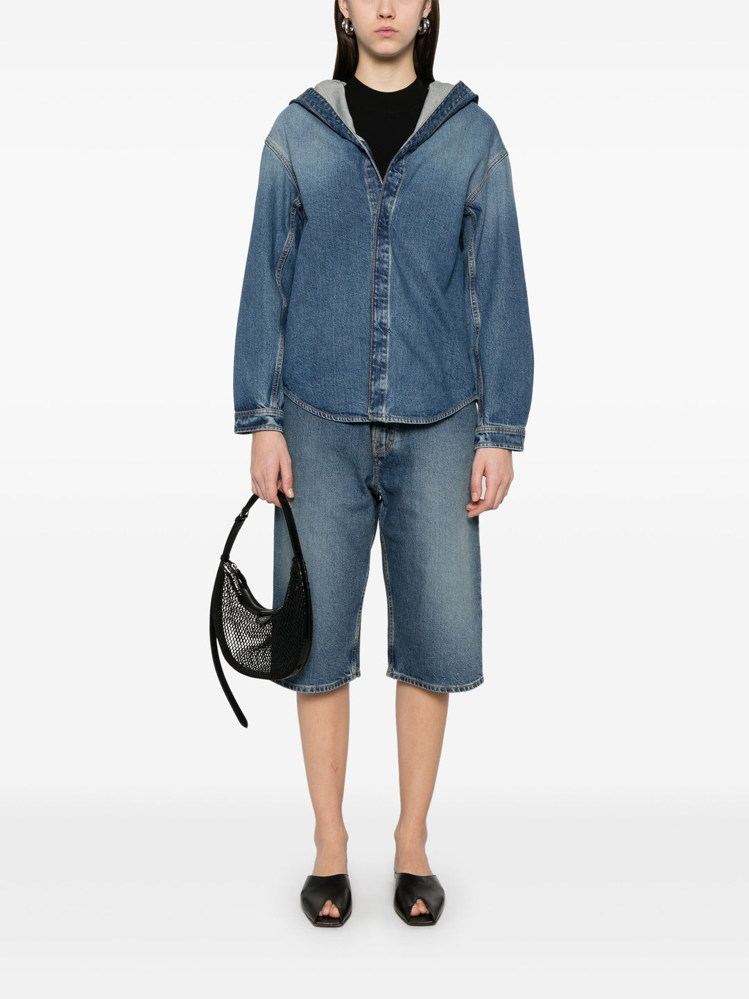 ALAÏA - HOODED SHIRT