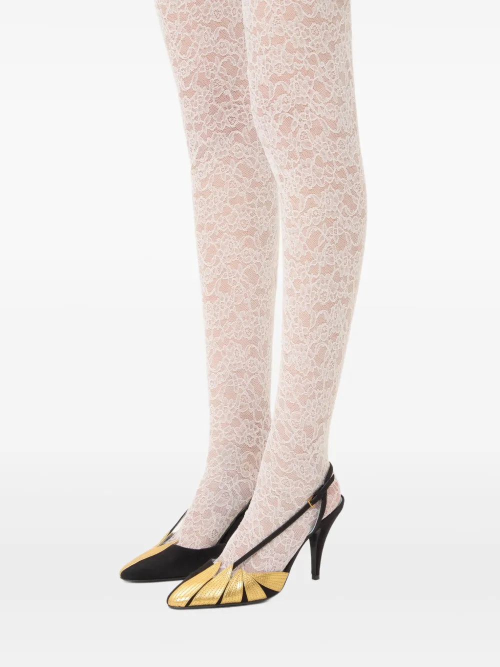 Valentino Garavani - Escarpins Foliefoliage 90 mm à bride arrière