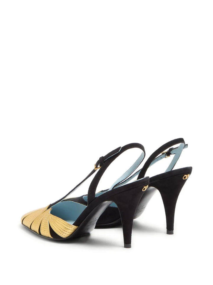 Valentino Garavani - Escarpins Foliefoliage 90 mm à bride arrière