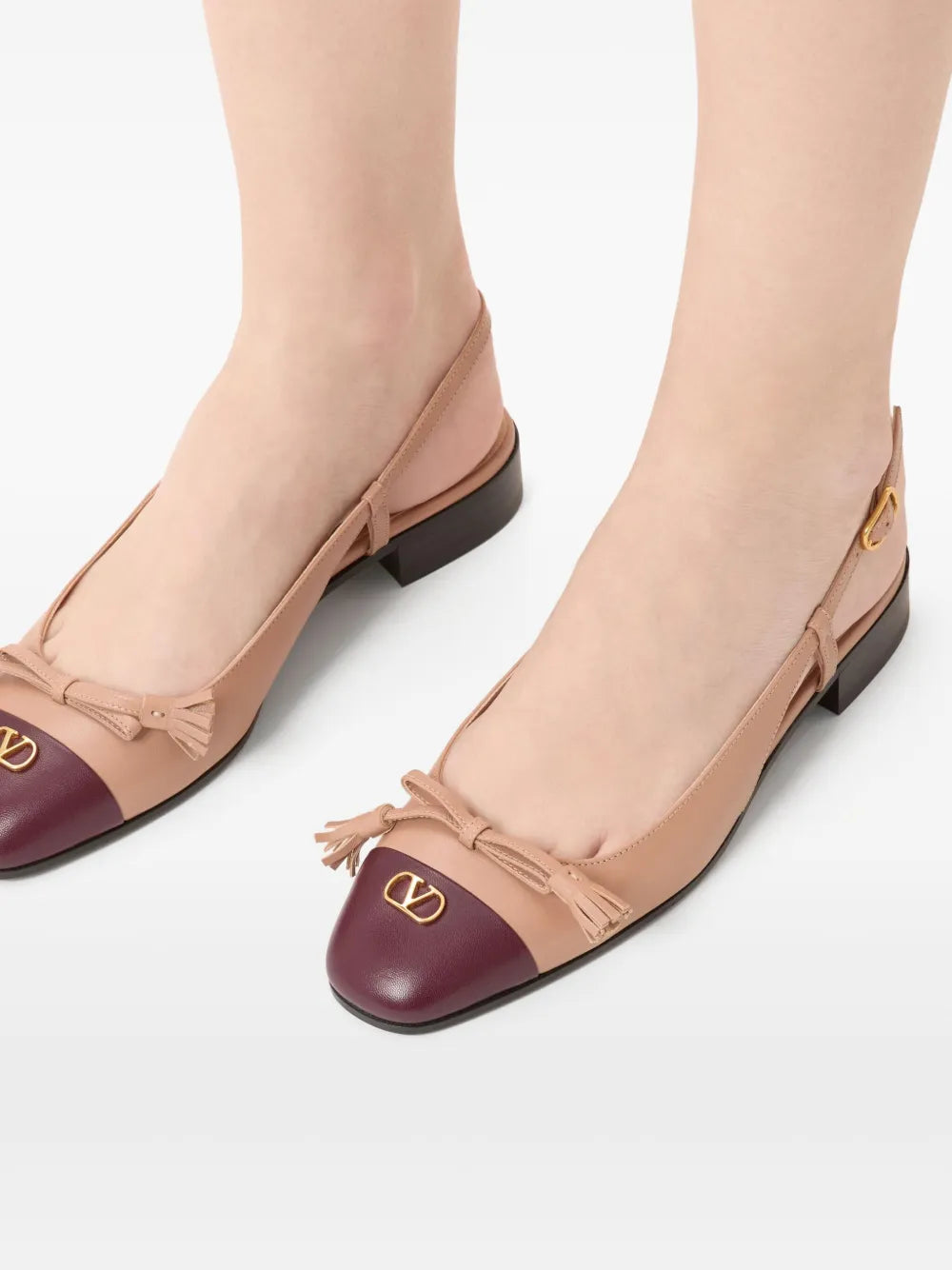 VALENTINO - Ballerines Valet du Roi 25 mm à bride arrière