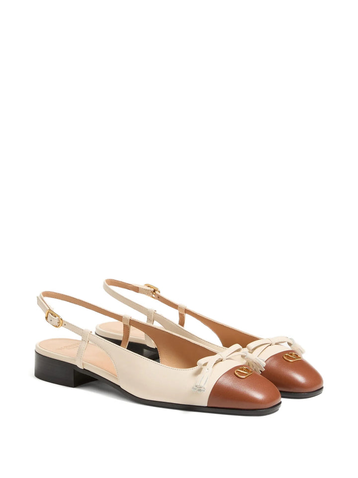 VALENTINO - Ballerines Valet du Roi 25 mm à bride arrière
