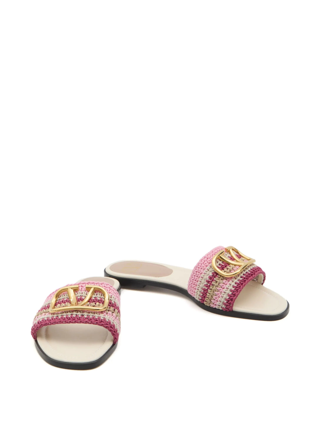 VALENTINO - SANDALES SLIDE VLOGO SIGNATURE