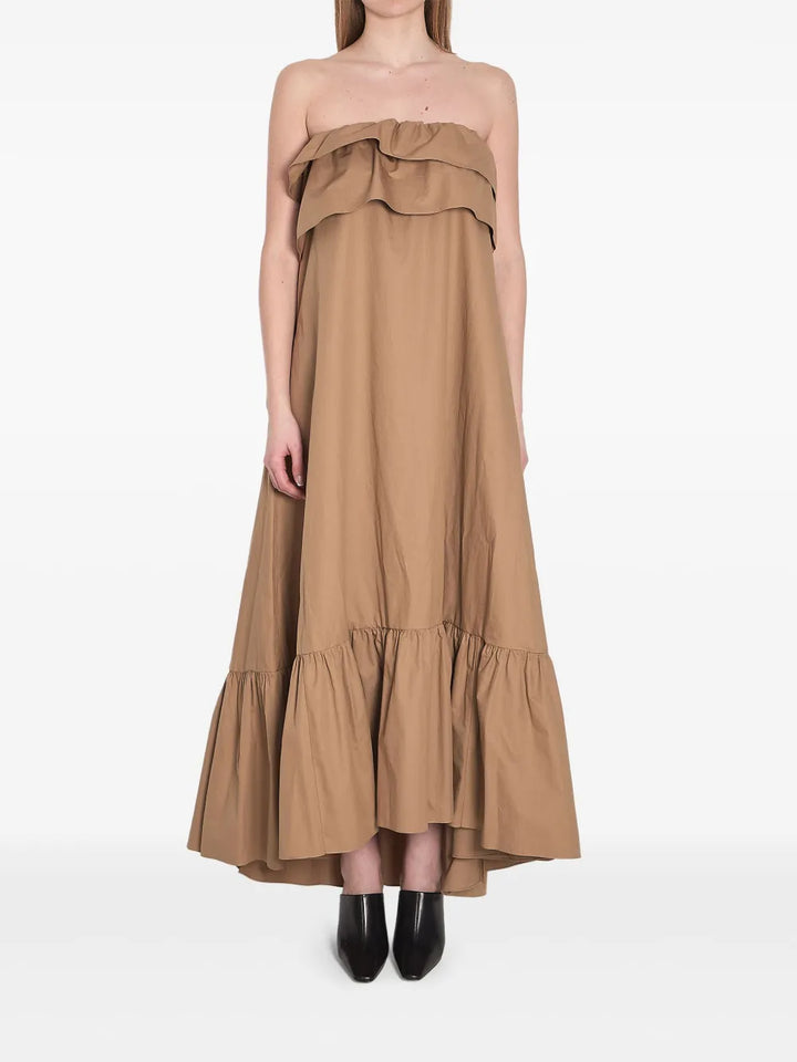 SAINT LAURENT - ROBE À VOLANTS