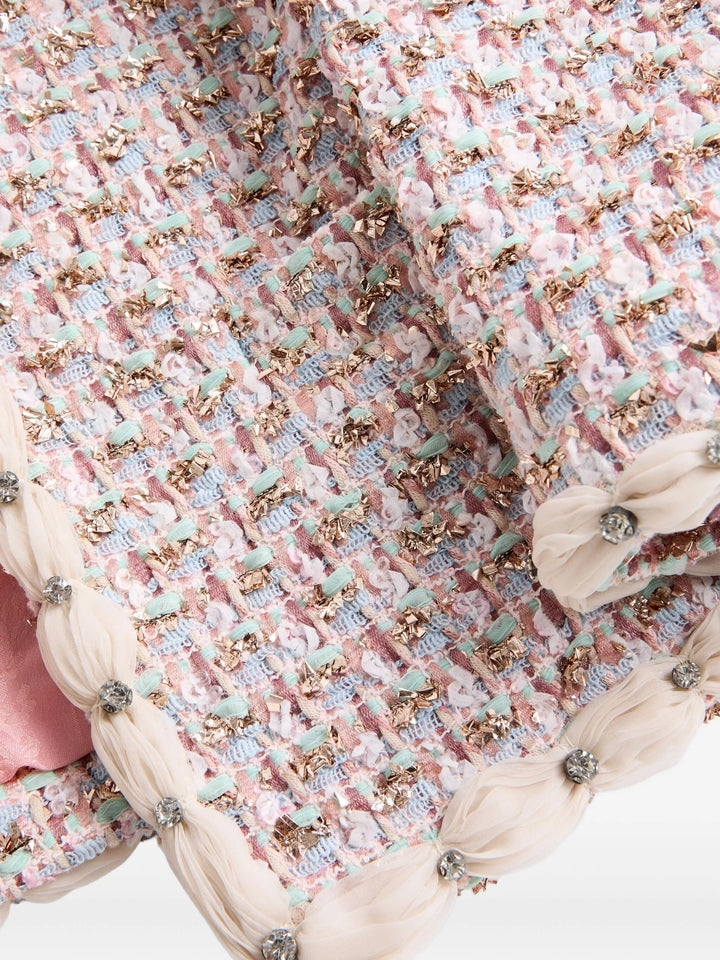 VALENTINO - Veste brodée Ribbon en tweed