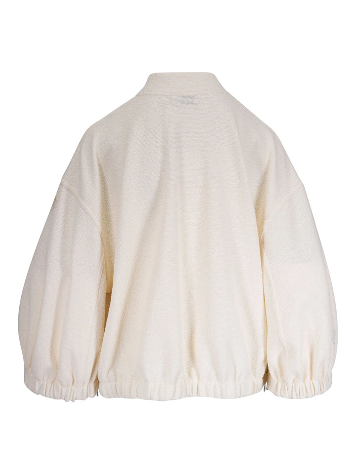 MONCLER - Veste bomber en tweed