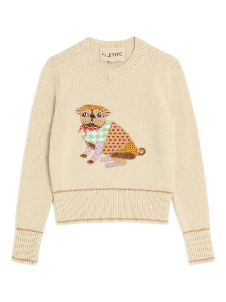 VALENTINO - Pull à broderies