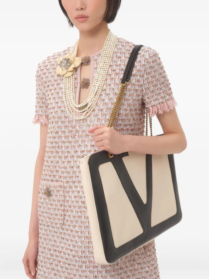 VALENTINO - Robe courte Ribbon en tweed