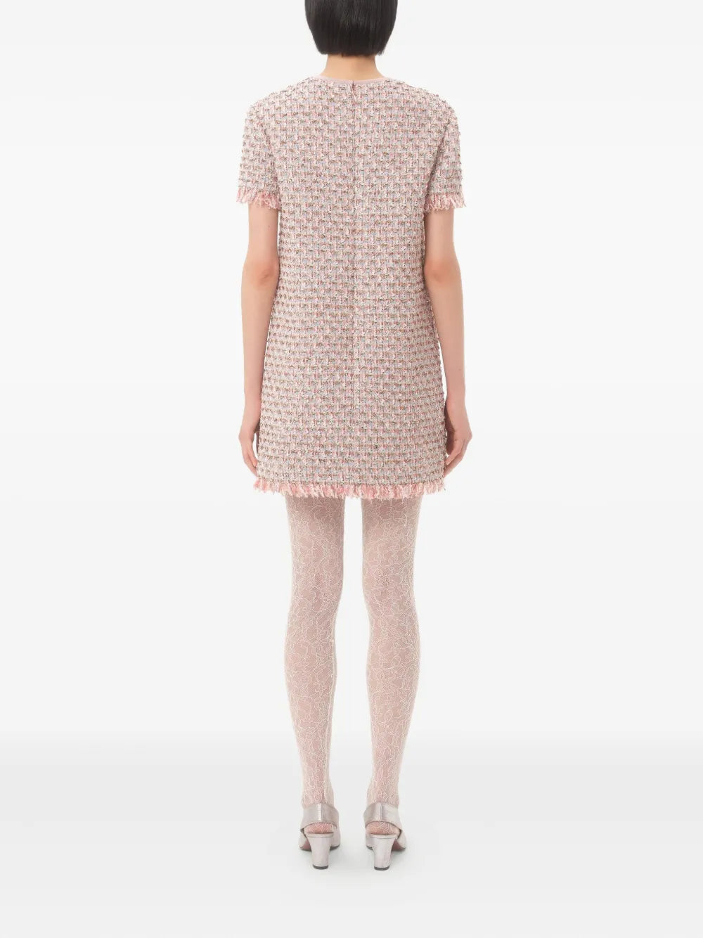 VALENTINO - Robe courte Ribbon en tweed