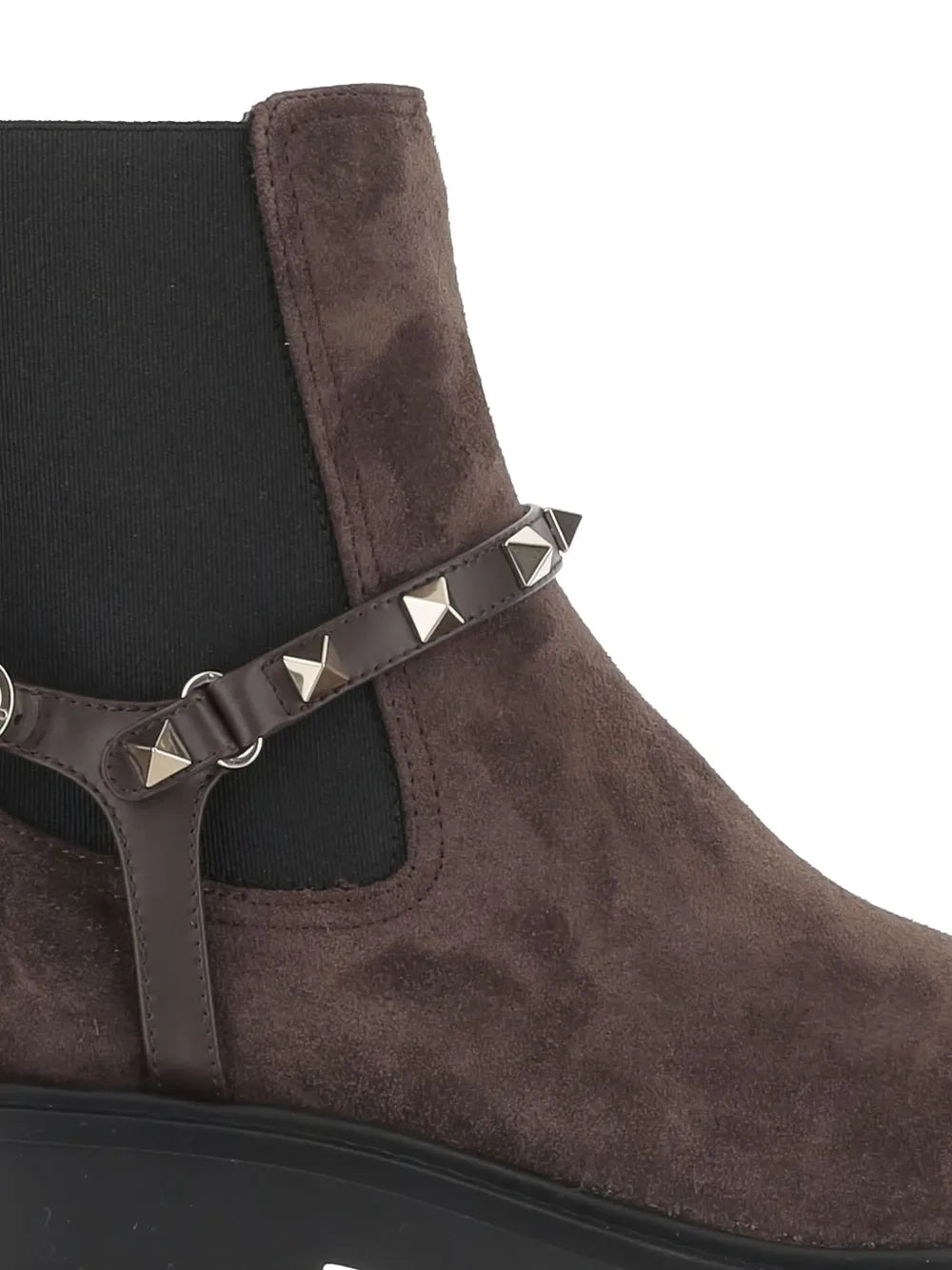VALENTINO - Bottines chelsea à détails de clous