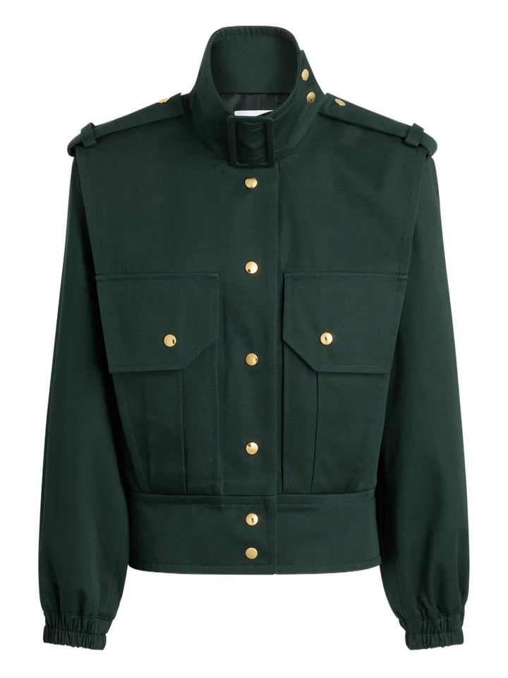 PATOU - Veste militaire à poches patchs