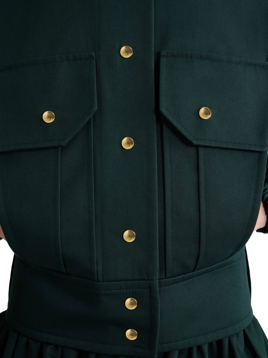 PATOU - Veste militaire à poches patchs