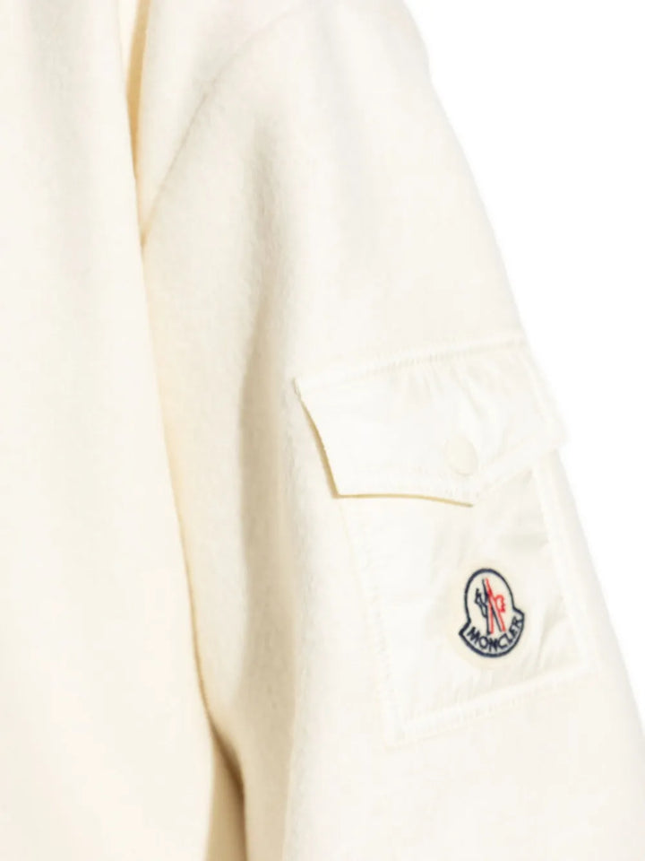 MONCLER - Cape zippée à capuche