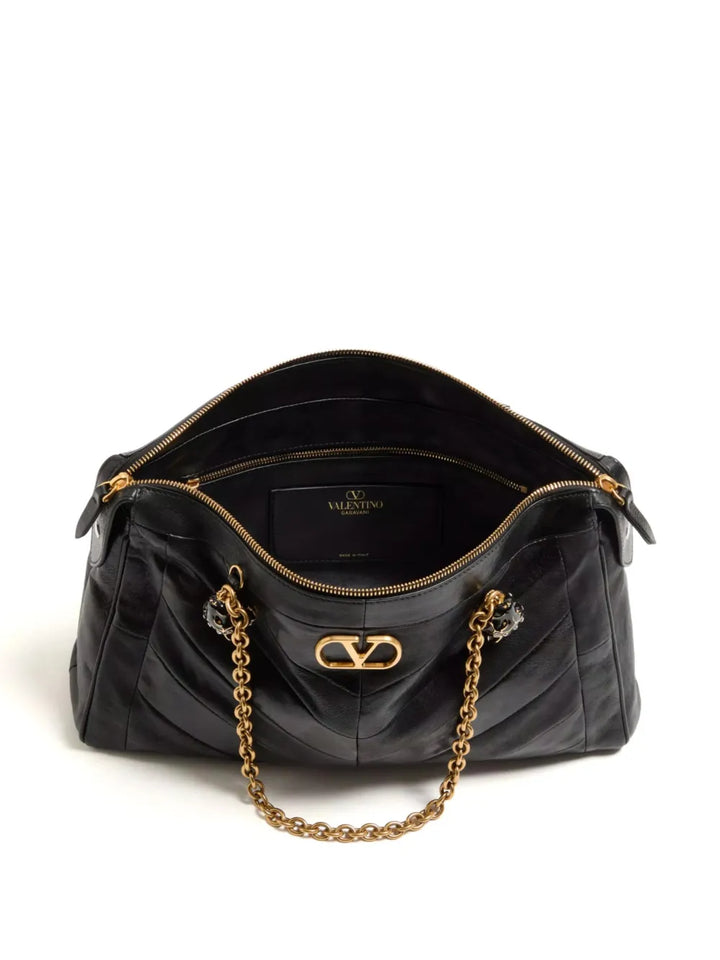 VALENTINO - Sac porté épaule Panthea à chevrons
