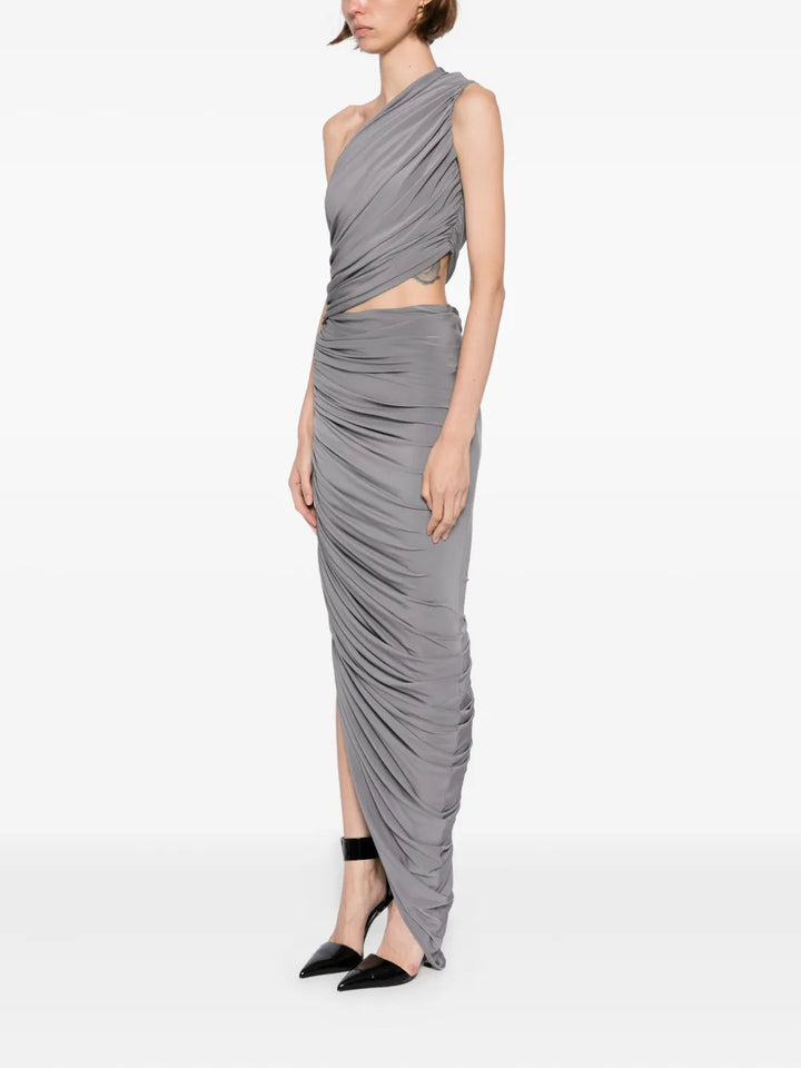 ALAÏA - ROBE EN JERSEY SOUPLE À DÉCOUPE