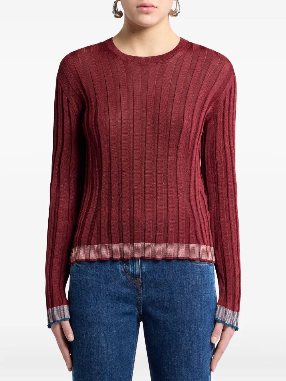 ETRO - PULL CÔTELÉ