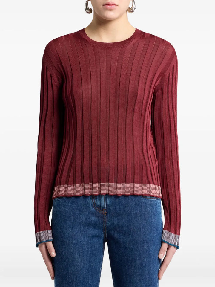 ETRO - PULL CÔTELÉ