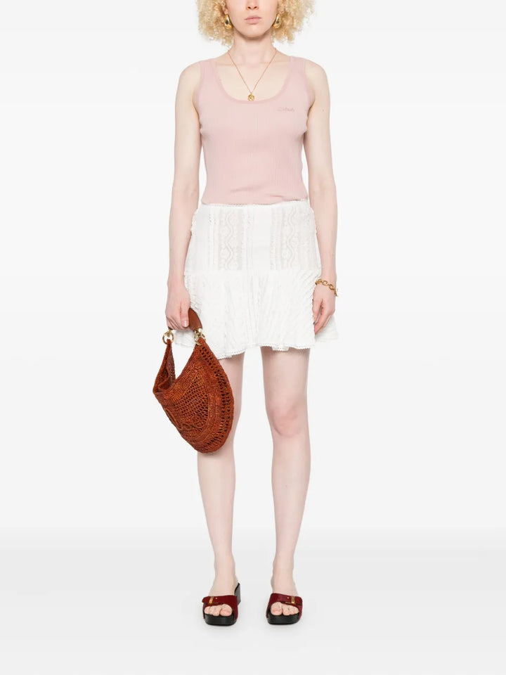 CHLOÉ - Débardeur à logo brodé