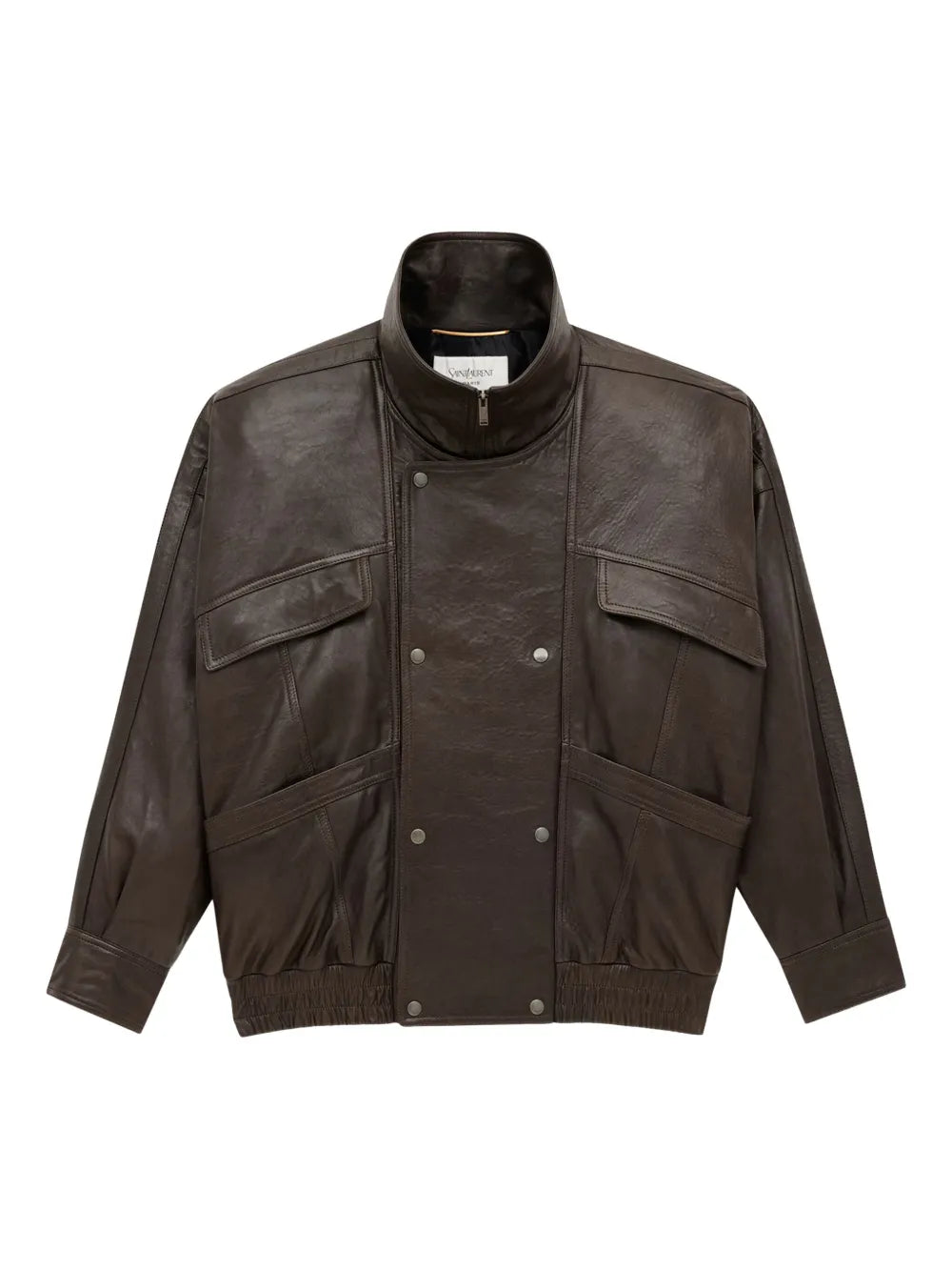 SAINT LAURENT - Veste bomber en peau d'agneau
