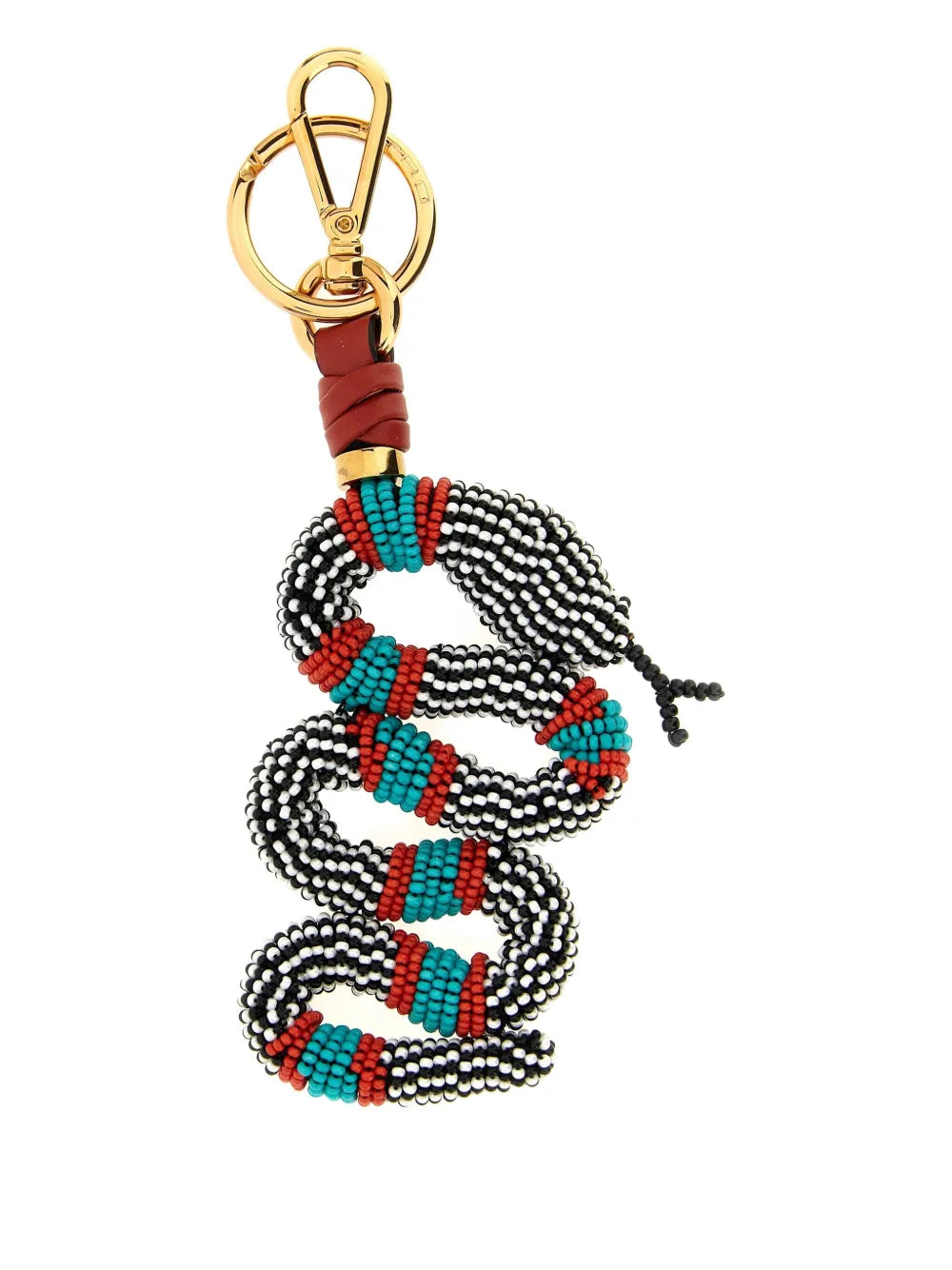 ETRO- Porte-clés serpent à perles