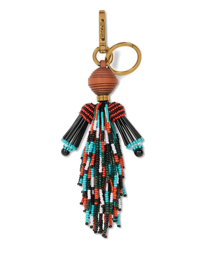 ETRO - CHARM À FRANGES AVEC PETIT BONHOMME
