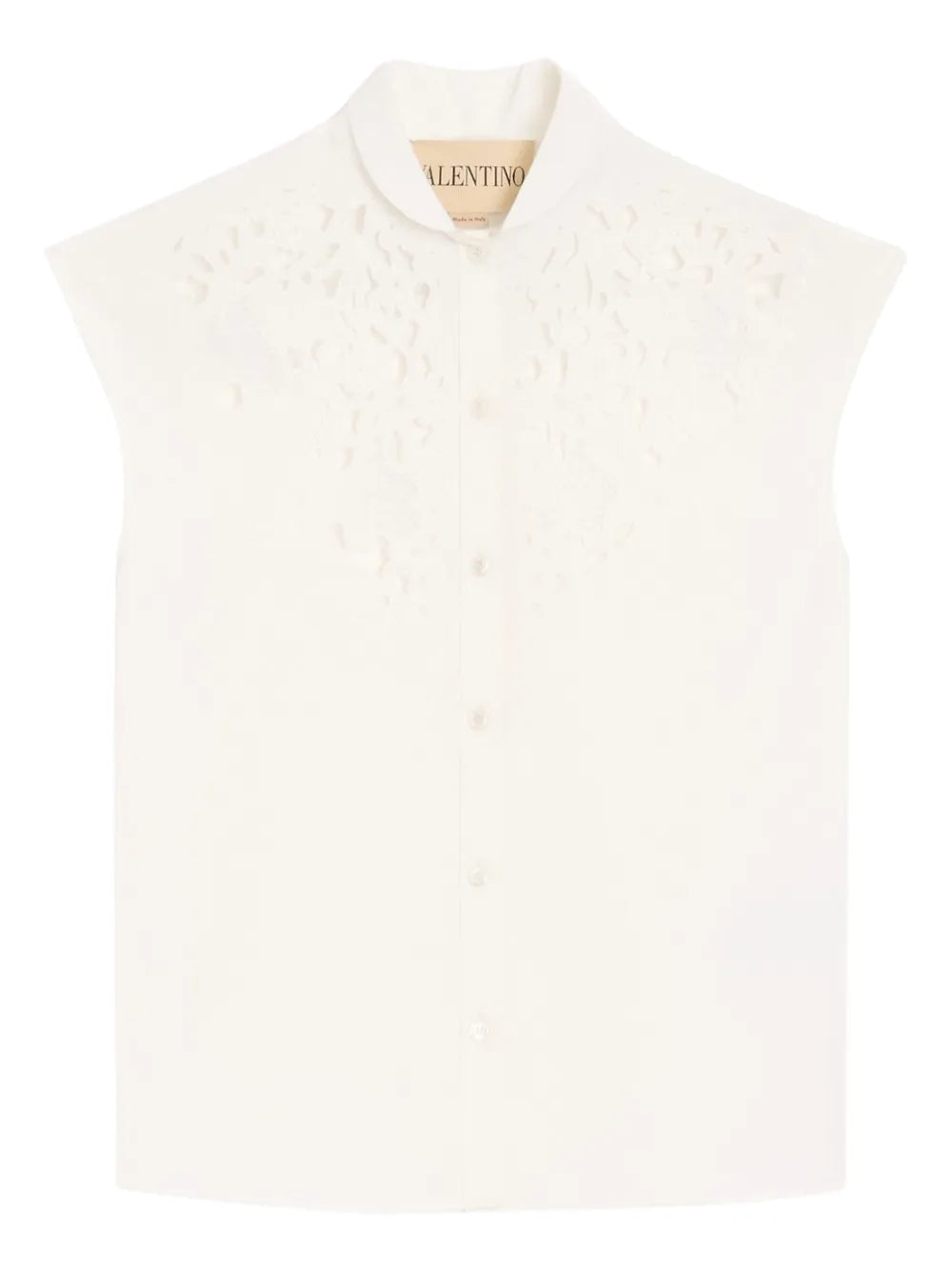 VALENTINO - Chemise brodée en popeline