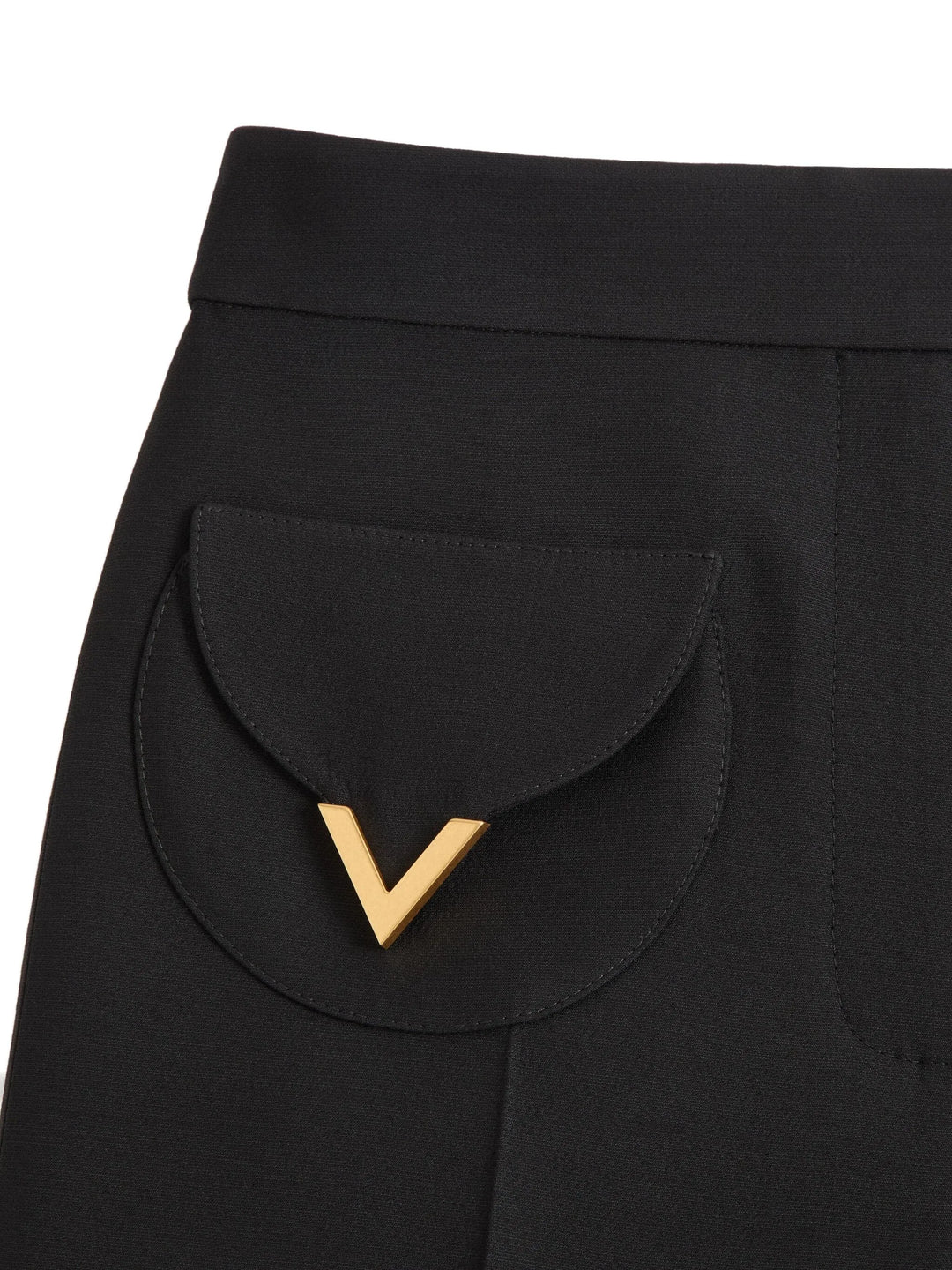 VALENTINO - Pantalon à chevilles resserrées Crepe Couture
