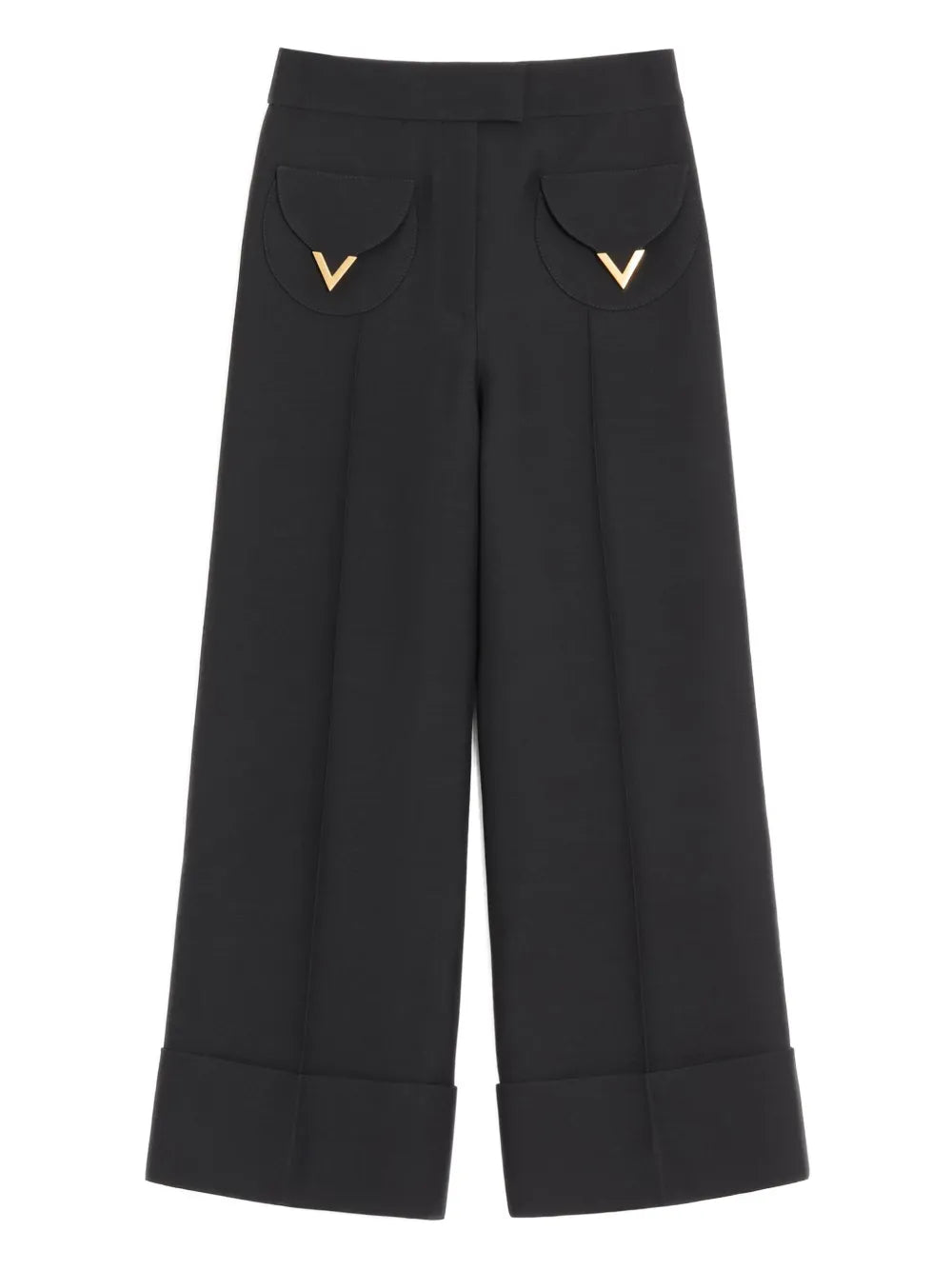 VALENTINO - Pantalon à chevilles resserrées Crepe Couture