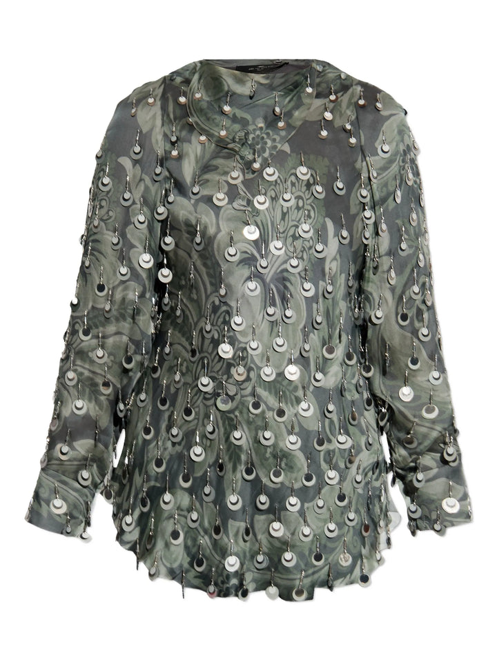 ETRO - Blouse à fleurs et ornements