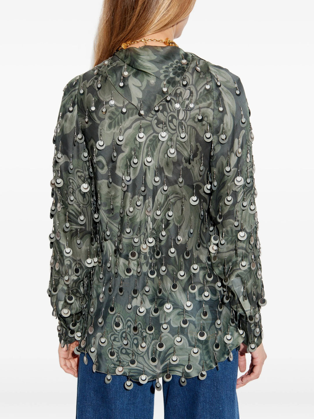 ETRO - Blouse à fleurs et ornements