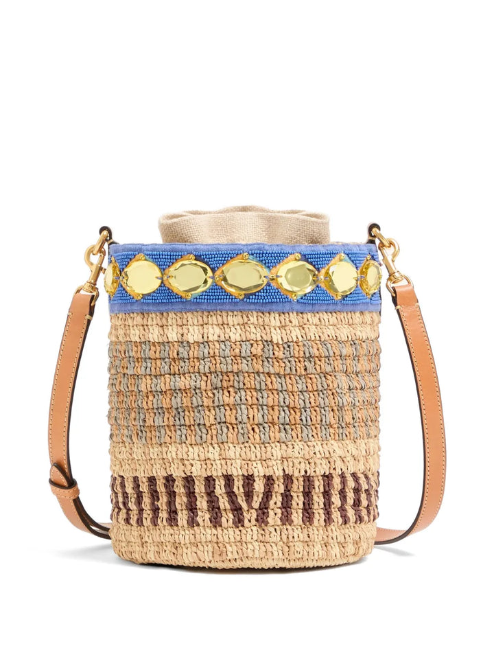 VALENTINO - petit sac seau Valentino Garavani à broderies