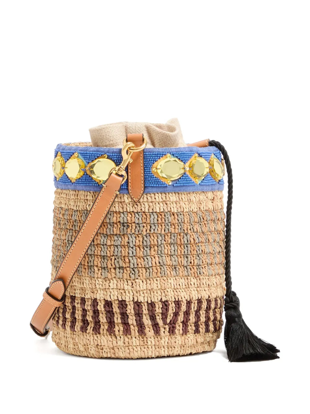 VALENTINO - petit sac seau Valentino Garavani à broderies