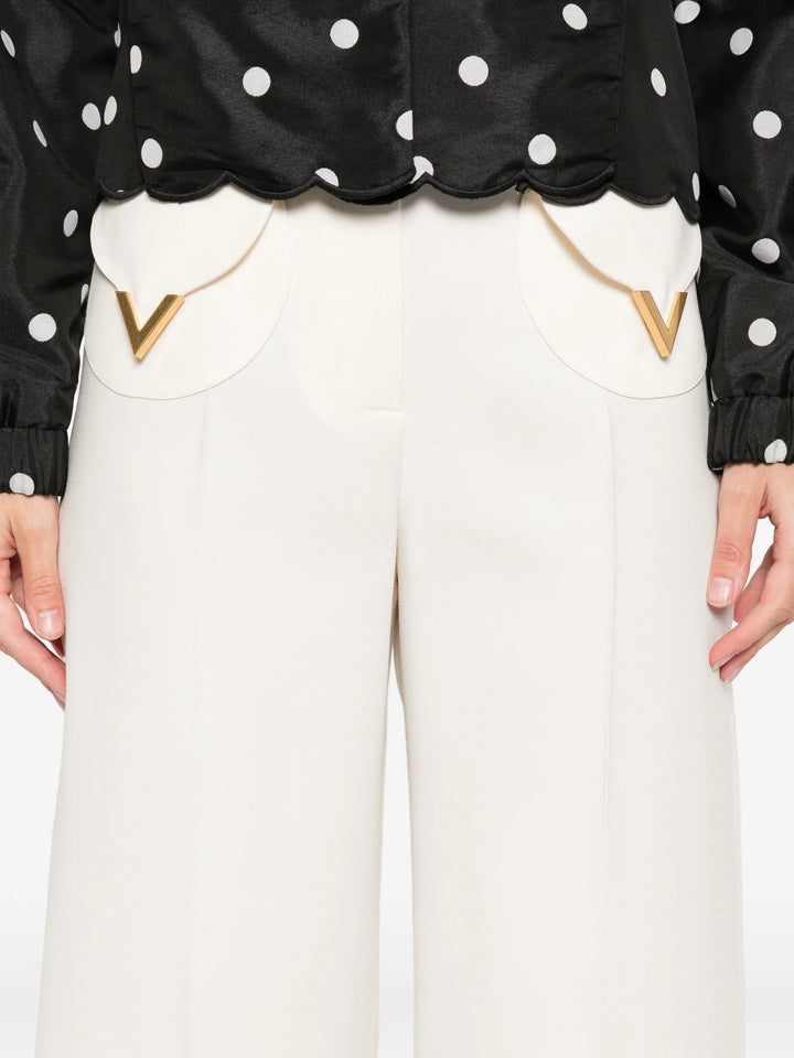 VALENTINO - Pantalon à détail de V
