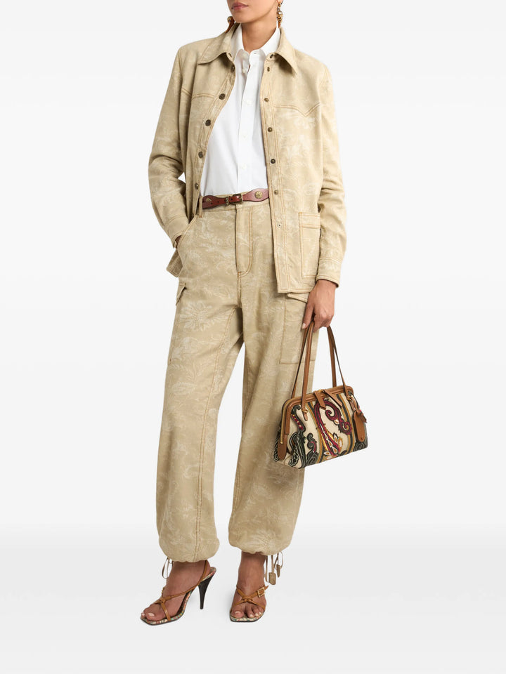 ETRO - Veste à fleurs en jacquard