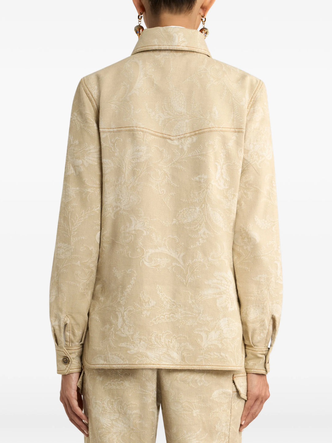 ETRO - Veste à fleurs en jacquard