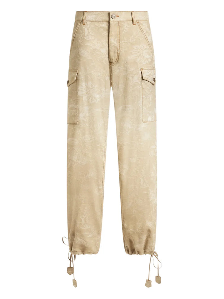 ETRO - Pantalon à fleurs en jacquard