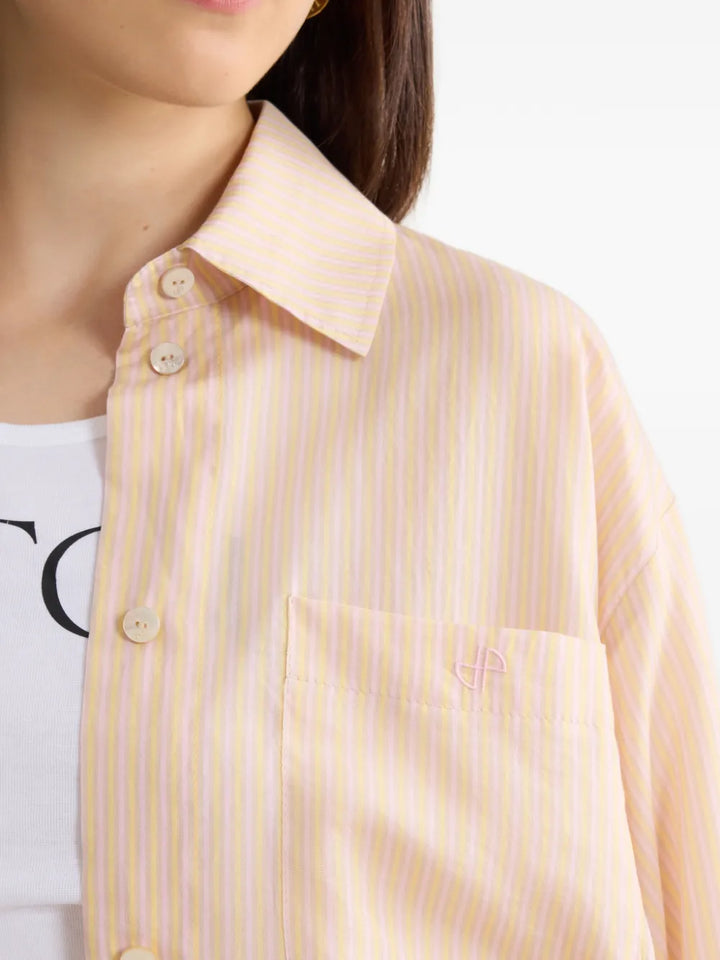PATOU - Chemise rayée à logo brodé