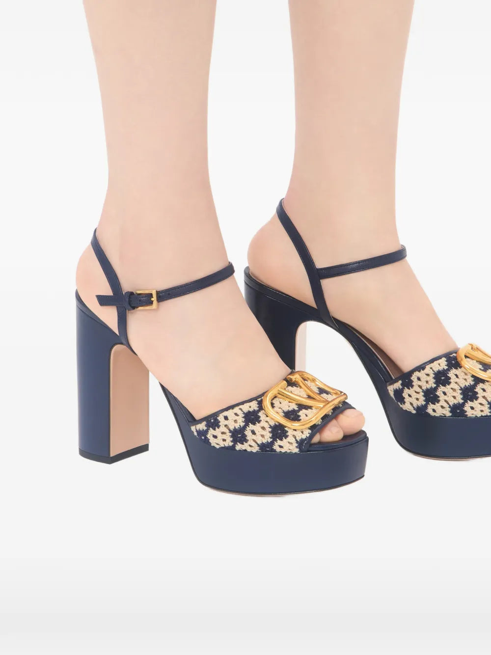VALENTINO - sandales à semelle plateforme 115 mm VLogo Signature