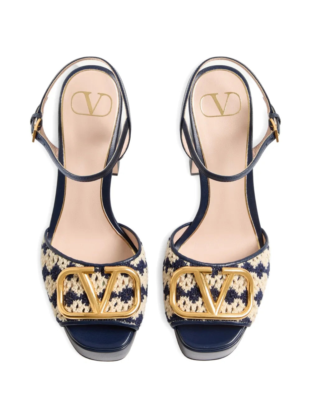 VALENTINO - sandales à semelle plateforme 115 mm VLogo Signature